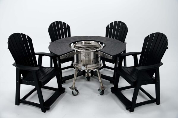 Gather grill mini with legs 4 wings chairs 3