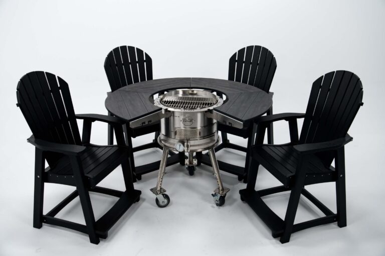 Gather grill mini with legs 4 wings chairs 3