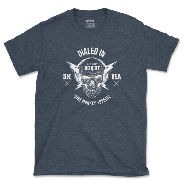 Dirt monkey dialed in heather navy