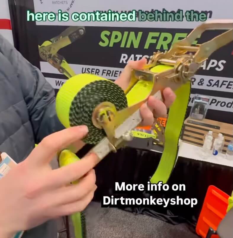 Spin free ratchet straps (1)