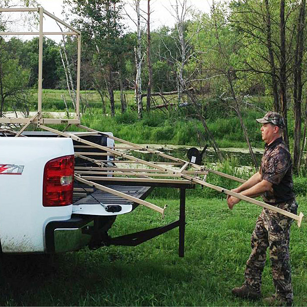 Utv truck hitch receiver mount