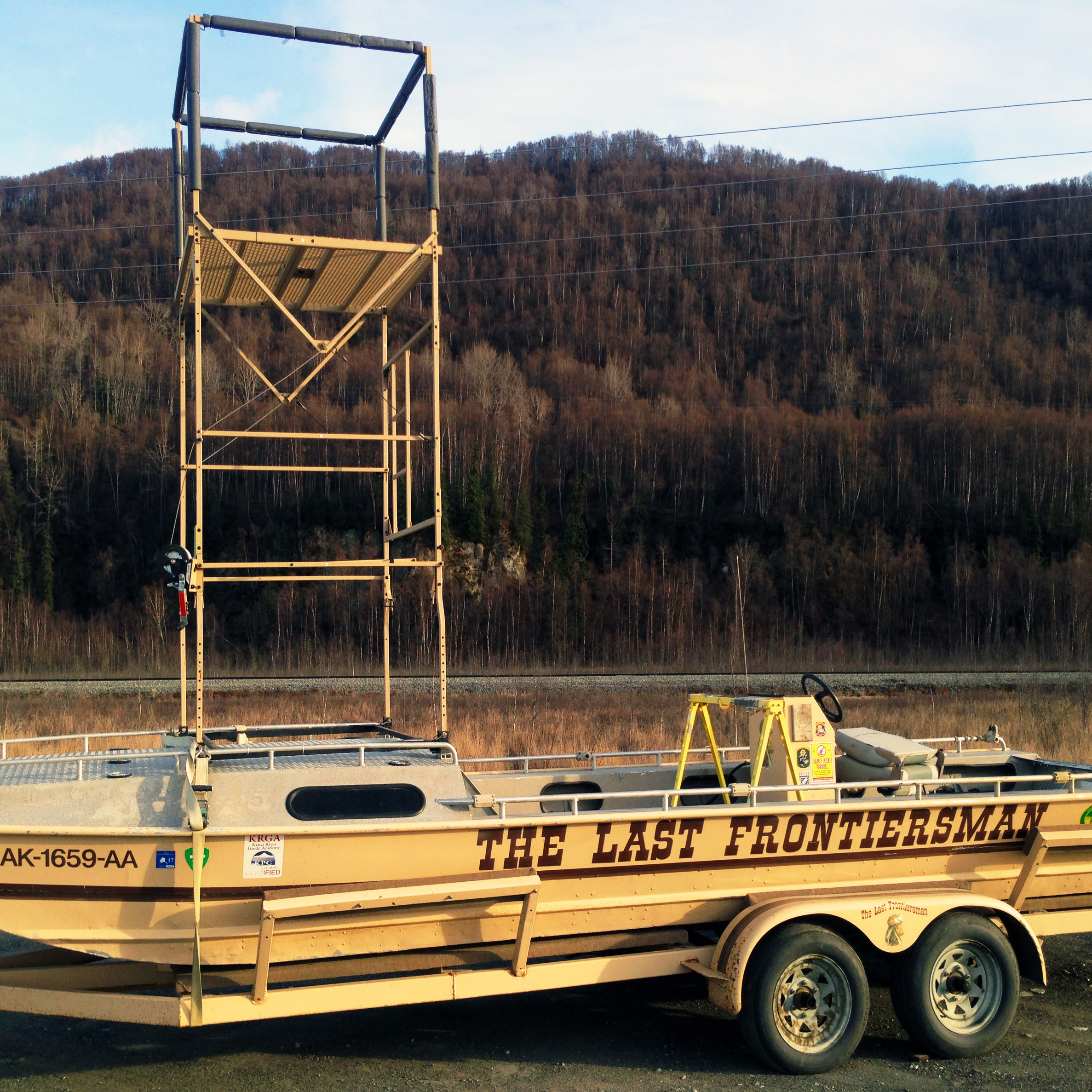 Alaska boat frontiersman