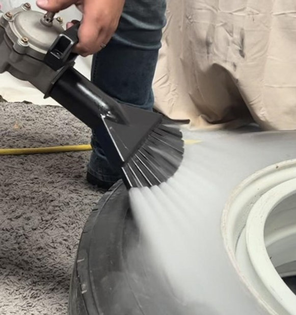Super Barrel II auto valve and barrel upgrade in action seating tire bead