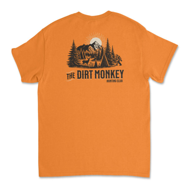 Dirt monkey hunting club tee back