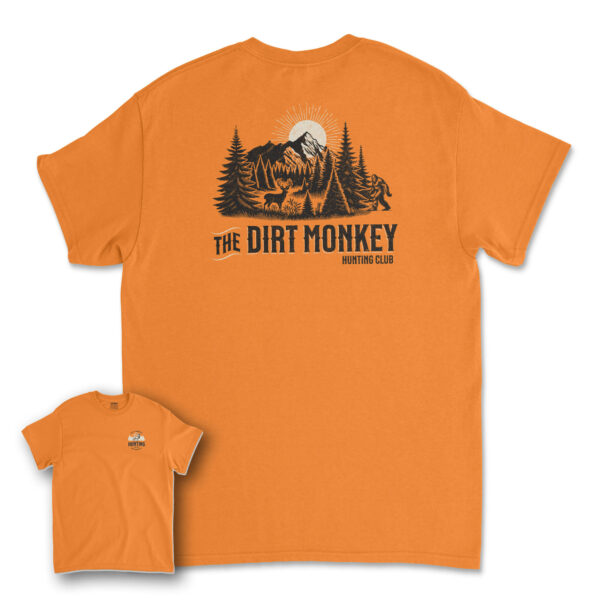 Dirt monkey hunting club tee fb