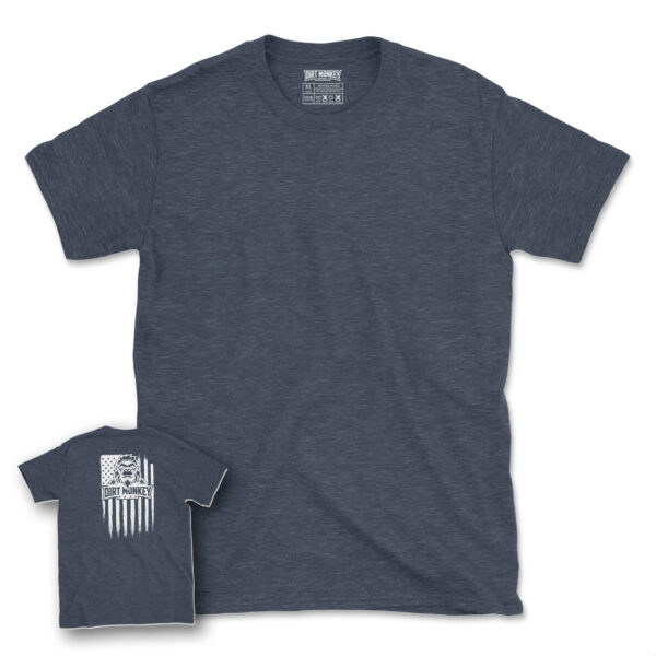 Dirt monkey usa heather navy fb1
